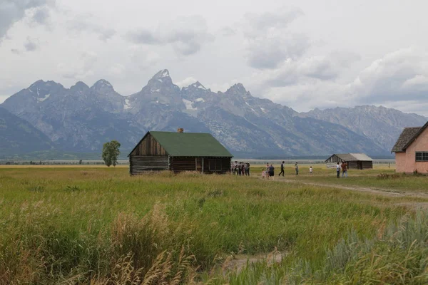 Maison mormone aux Etats-Unis grand teton parc national — Photo