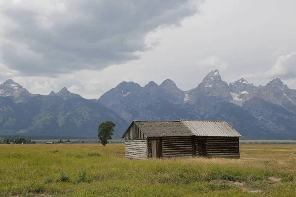 Maison mormone aux Etats-Unis grand teton parc national — Photo