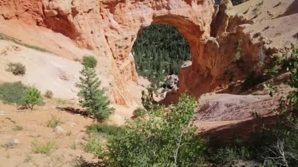 Schöne Felsen Bryce Nationalpark Den Usa — Stockvideo