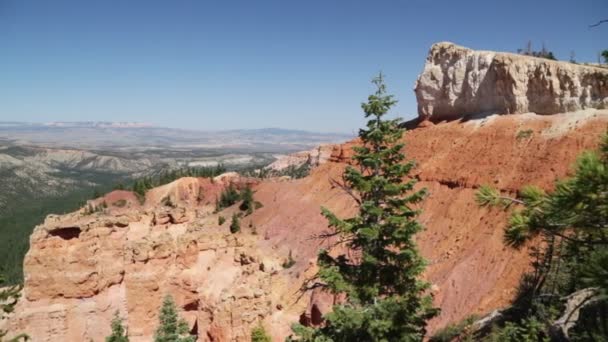 Piękne Skały Bryce Park Narodowy Usa — Wideo stockowe