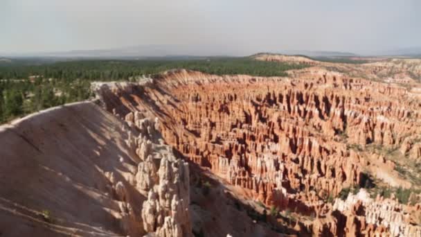 Schöne Felsen Bryce Nationalpark Den Usa — Stockvideo