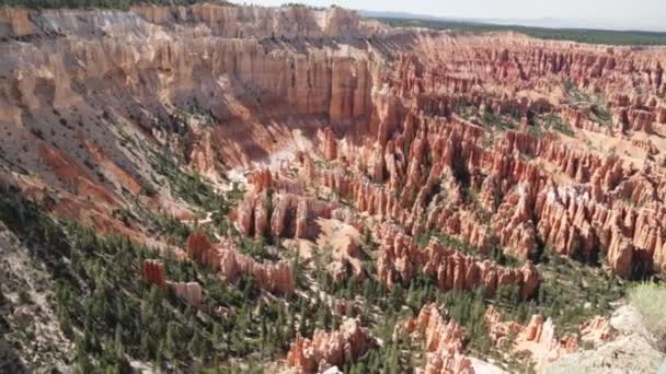 Piękne Skały Bryce Park Narodowy Usa — Wideo stockowe