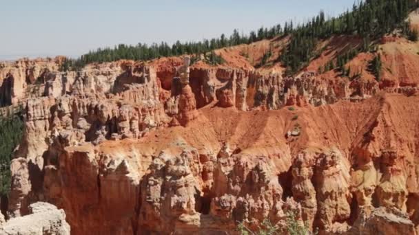 Piękne Skały Bryce Park Narodowy Usa — Wideo stockowe