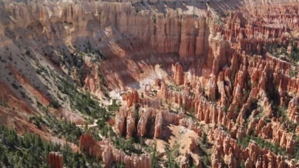 Beautiful Rocks Bryce National Park Usa — Stock Video