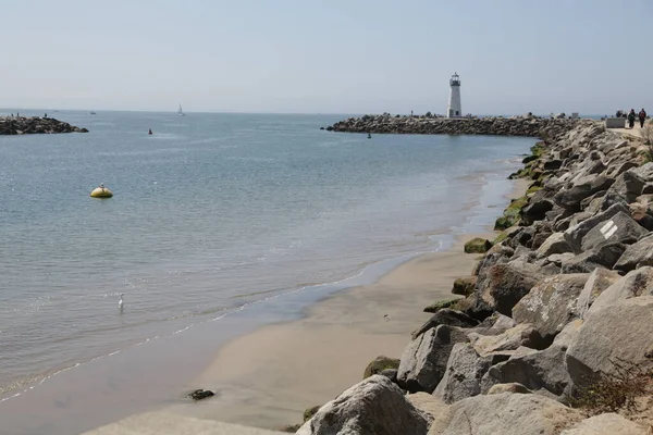 Destino turístico del puerto de santa cruz — Foto de Stock