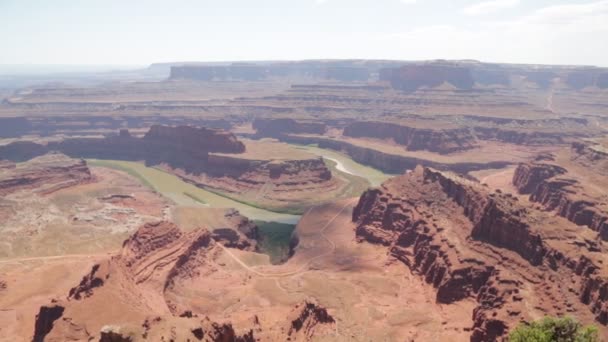 Dead Horse Point State Park Scenic Footage — Stock Video