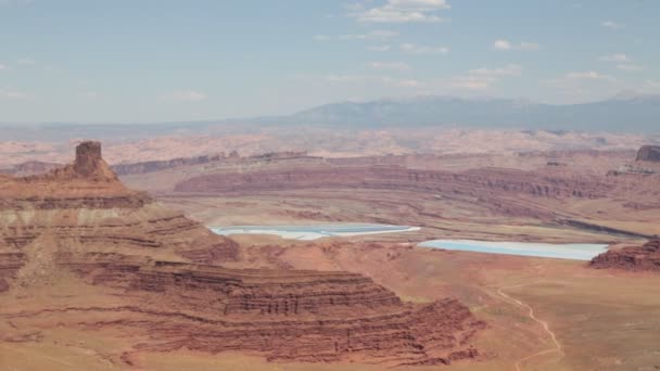 Dead Horse Point State Park Scenic Footage — Stock Video