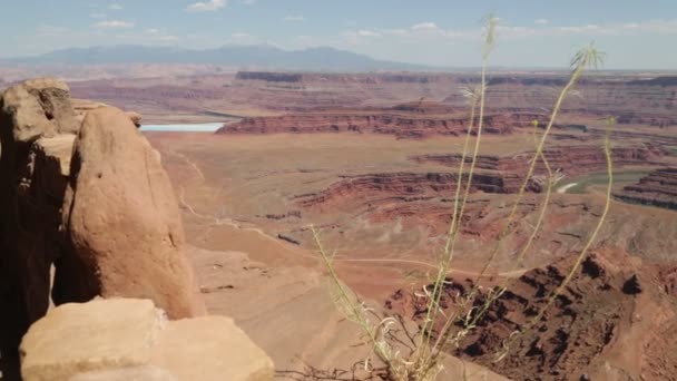 Dead Horse Point State Park Scenic Footage — Stock Video