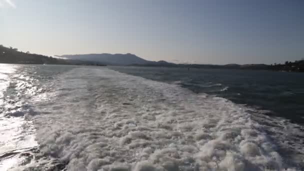Scénický Záběr Moře San Franciscu Usa — Stock video
