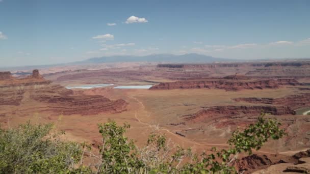 Dead Horse Point State Park Scenic Footage — Stock Video