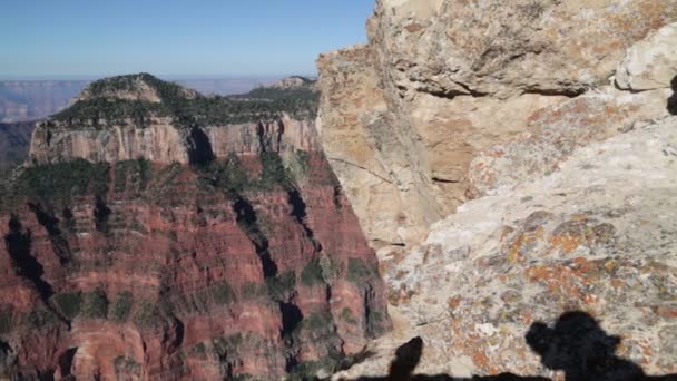 科罗拉多州美丽的大峡谷的风景镜头 — 图库视频影像