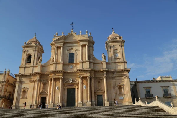 Hermosa Ciudad Monumento Antiguo Sicily Italia —  Fotos de Stock