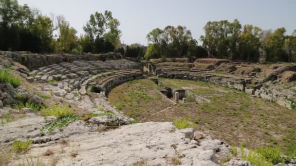 Hermosa Ciudad Monumento Antiguo Sicily Italia — Vídeos de Stock