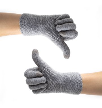 Beyaz arka plan üzerinde mitten