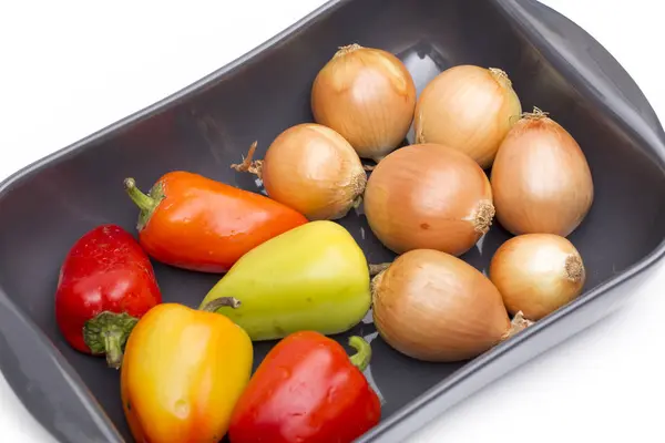 Verduras Sobre Fondo Blanco —  Fotos de Stock