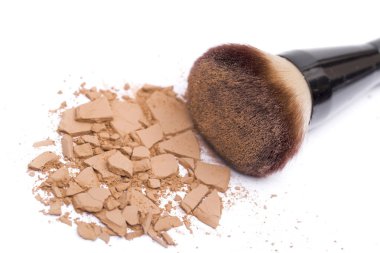 beyaz zemin üzerinde kozmetik