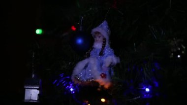 Noel Ladin beyaz zemin üzerine