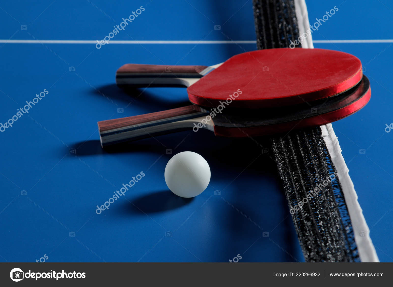 Ping Pong Accessories Table Tennis Racket Ball Blue Tennis Table