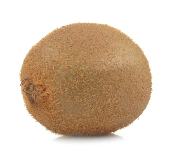 Heerlijke Rijpe Kiwi Fruit Een Afgelegen Witte Achtergrond Close — Stockfoto