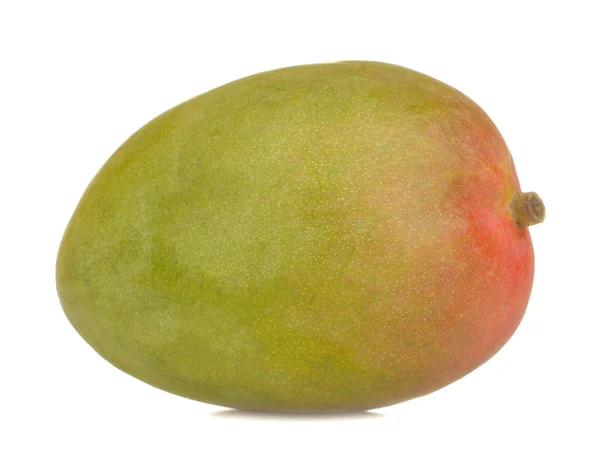 Fruta Madura Mango Fresco Sobre Fondo Blanco Aislado Frutas Tropicales —  Fotos de Stock