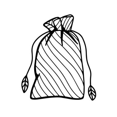 Doodle tarzında bitki vektör illüstrasyonu için gübreler