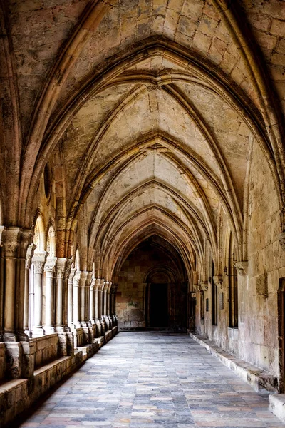 Gothic arches in the exterior of the Cathedral in Tarragona