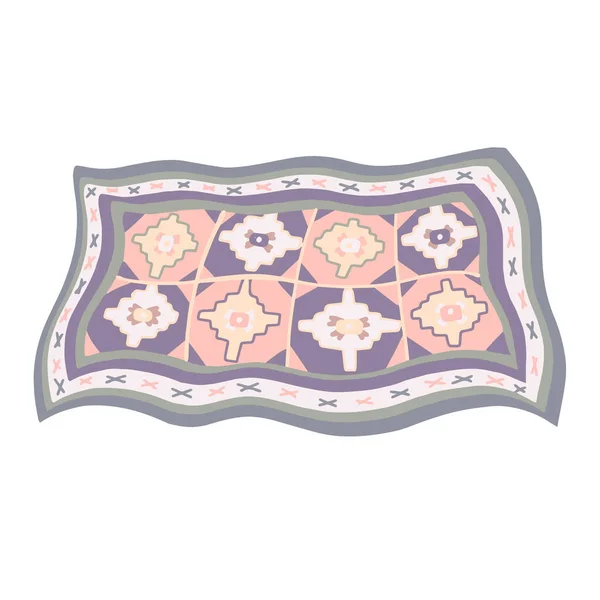Armenian carpet flat vector illustration.National. — стоковий вектор