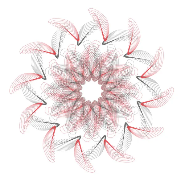 Abstraktní Vzor Květinový Design Vektorové Ilustrace — Stockový vektor