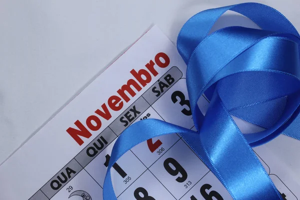 Novembro Azul Campanha — Fotografia de Stock