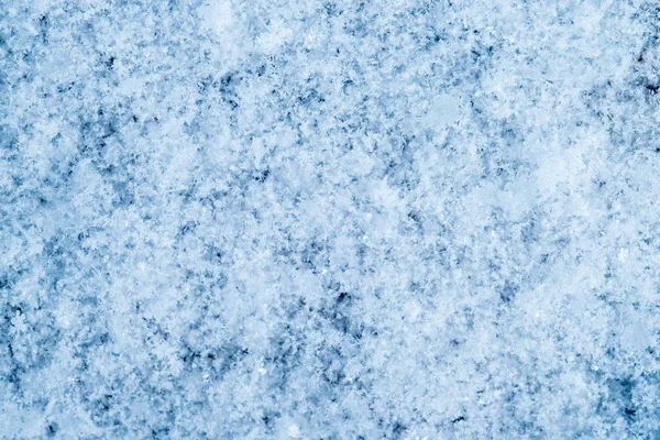 Fundo Azul Gelado Gelado Frio Textura Fria Inverno Flocos Neve — Fotografia de Stock