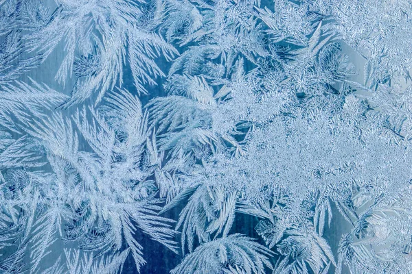 Yeni Yıl ve Noel soyut buzlu don soğuk hava karlı — Stok fotoğraf