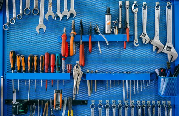 Background with tool board — Stock Photo, Image