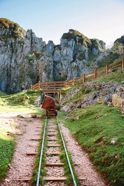 Verlaten mijn trein spoor — Stockfoto