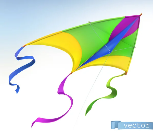 Cerf Volant Icône Vectorielle — Image vectorielle