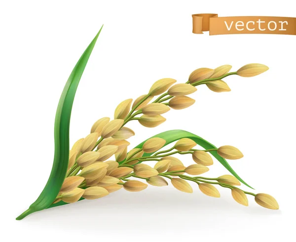 Riz Icône Vectorielle — Image vectorielle