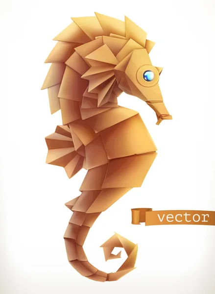 Sea Horse Vector Icon — Stock Vector