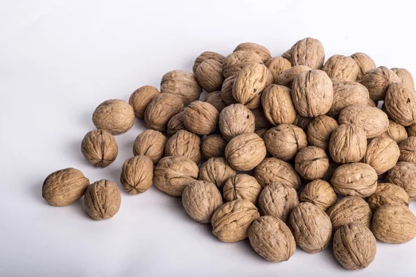 Kacang Almond Dan Hazelnut Buah Kering — Stok Foto