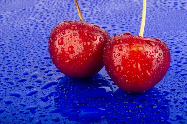 Cerezas Rojas Fruta Fresca — Foto de Stock