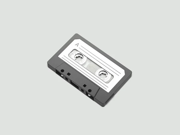Realistic Retro Audio Cassette, 3d rendering — Stock Photo, Image