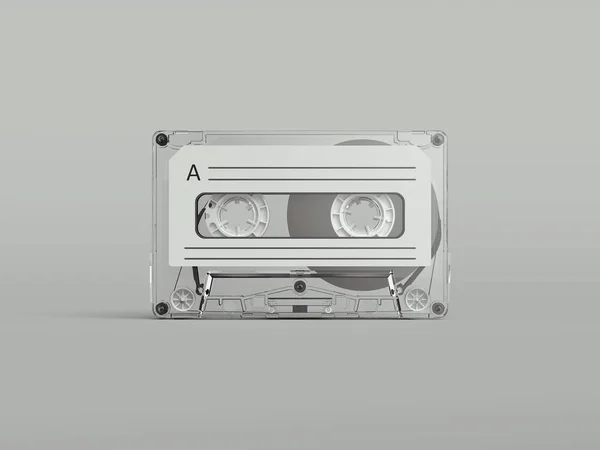 Realistiska Retro ljud kassett, 3d-rendering — Stockfoto