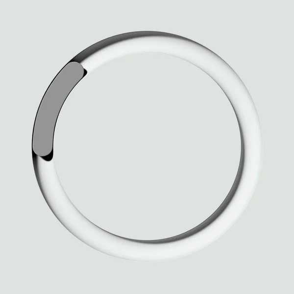 Botones de palanca blancos y grises sobre fondo claro. renderizado 3d . —  Fotos de Stock