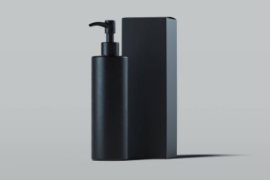 Krem, jel, losyon kozmetik dağıtıcısı. Güzellik ürün paketi. 3D render.