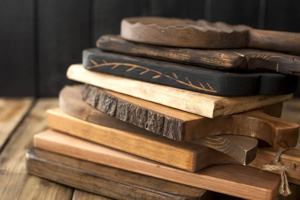 Farklı kurulları ahşap antika arka plan. Metin için özgür yer. Kopya alanı