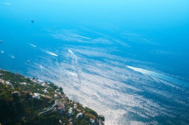 Amalfi Sahili. Deniz manzarası çok güzel..