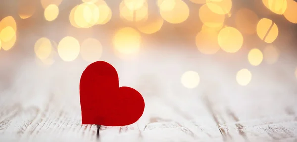 Tło Valentine Day Czerwony Papier Serca Tle Światła Bokeh — Zdjęcie stockowe