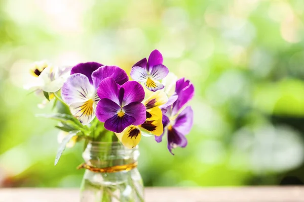 Ramillete Maricones Coloridos Sobre Fondo Verde Naturaleza Flores Hermosas Delicadas — Foto de Stock