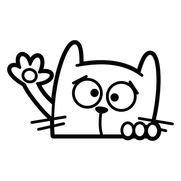 Символ Cat Cartoon — стоковый вектор