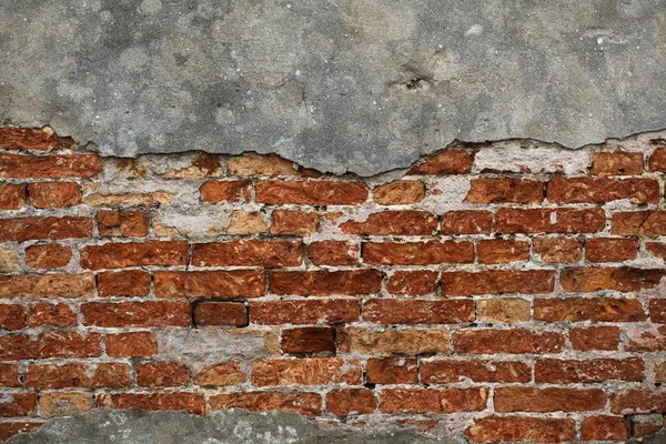 Gammal Tegelvägg Bakgrundsstruktur — Stockfoto