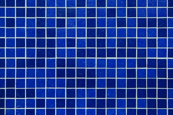 Blaue Mosaikfliesen. Hintergrundtextur. — Stockfoto