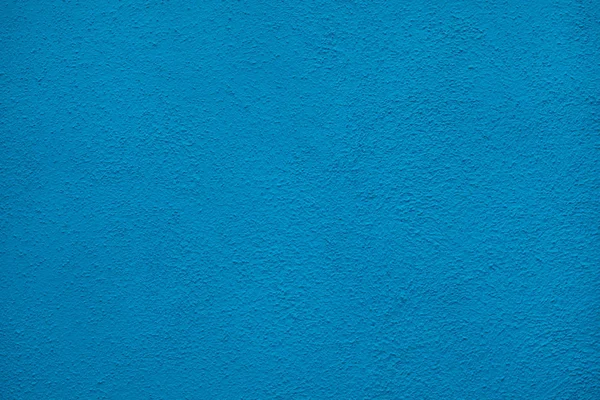 Blau gestrichene Stuckwand. Hintergrund-Textur. — Stockfoto